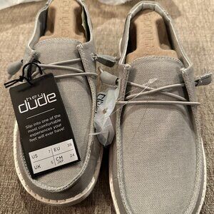 HEY DUDE WENDY CHAMBRAY LIGHT GREY 7